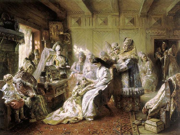 The Russian Bride Attire, Konstantin Makovsky